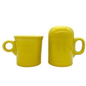 Fiesta Rangetop Salt Shaker Sunflower and Tom & Jerry Ring Handle Mug
